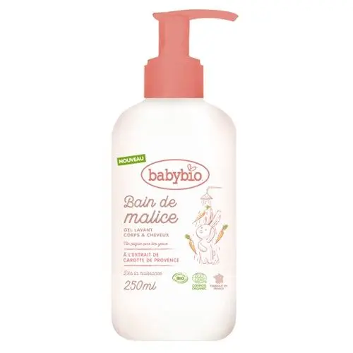 Babybio Gel Baño (pelo y cuerpo) 250 ml