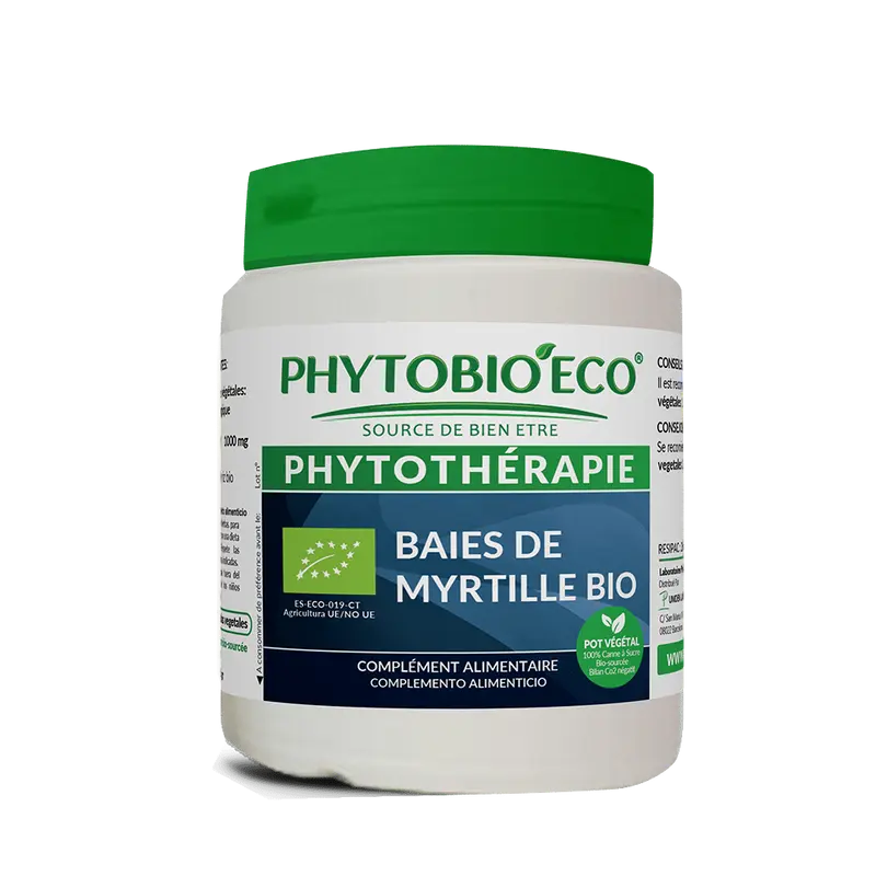 Baies de myrtille biologique
