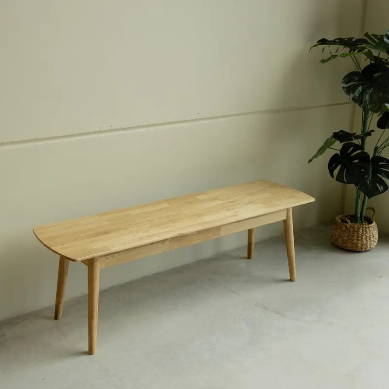 Banc en bois massif de chêne Escandi –  NordicStory