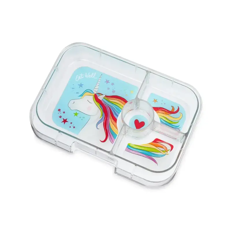 Bandeja para Yumbox Panino 4 secciones - Unicorn