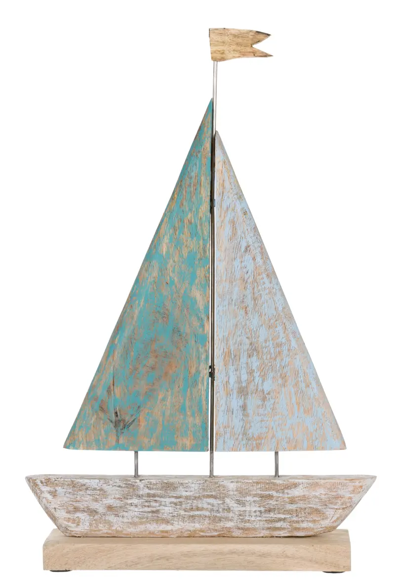 Barco decoración de madera