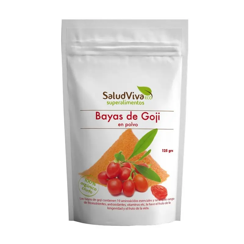Bayas de Goji en Polvo 125g Eco - SALUD VIVA