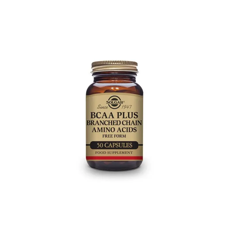 BCAA Plus - 50 vegecápsulas - Solgar