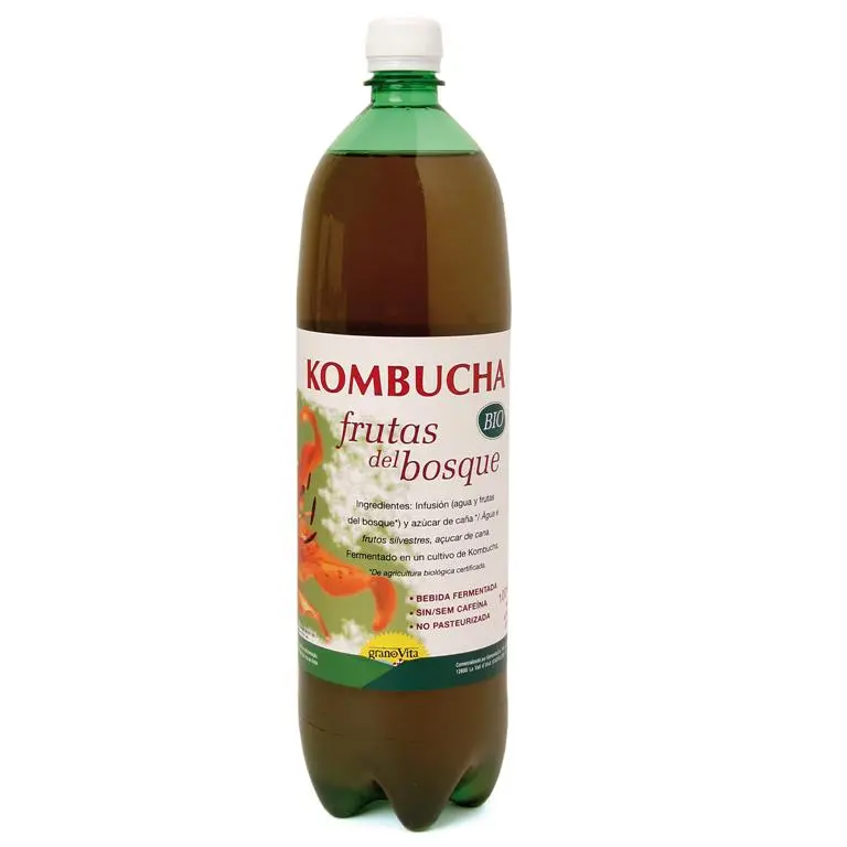 BEBIDA KOMBUCHA CON FRUTAS DEL BOSQUE BIO (F), 1,5 L - GRANOVITA