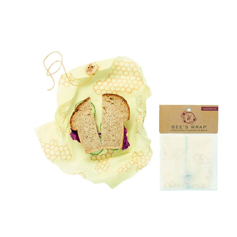 BEE'S WRAP ENVOLTORIO DE CERA DE ABEJA - SANDWICH, MODELO PANAL