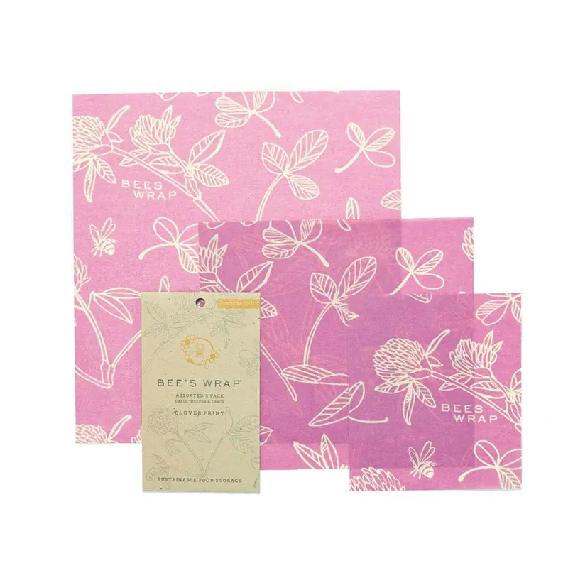 BEE'S WRAP ENVOLTORIO DE CERA DE ABEJA - SURTIDO, MODELO TREBOL