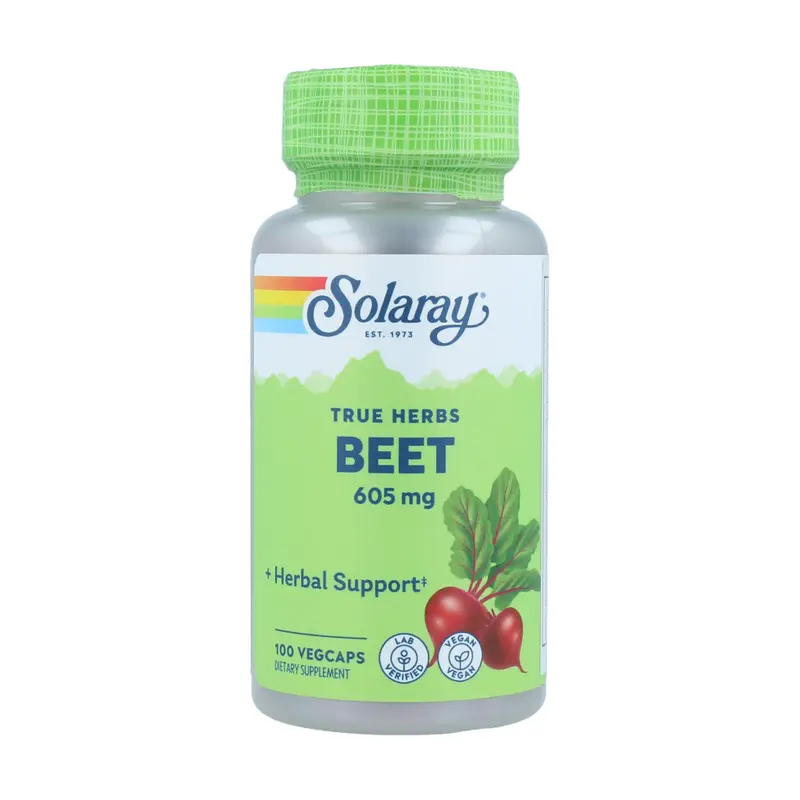 Beet root (Remolacha), 100 Cápsulas - SOLARAY