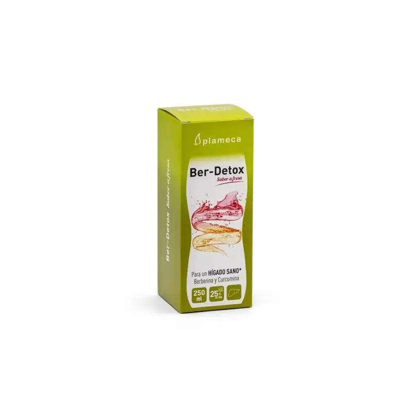 Ber-DetoX Sabor Fresa - 250 ml - Plameca