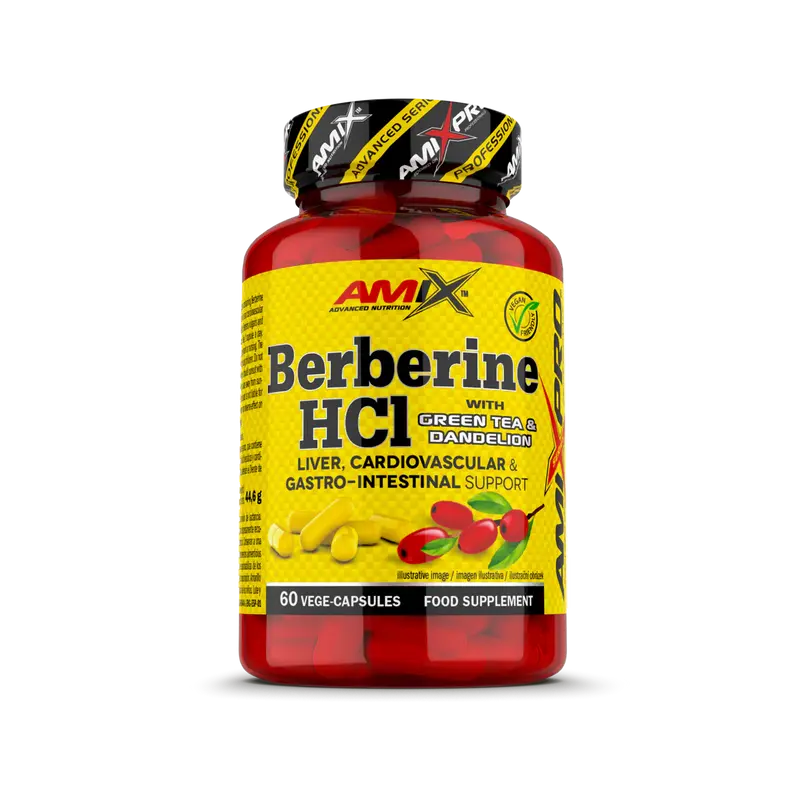 Berberina HCl con Té Verde y Diente de León 60 caps - Amix Pro®