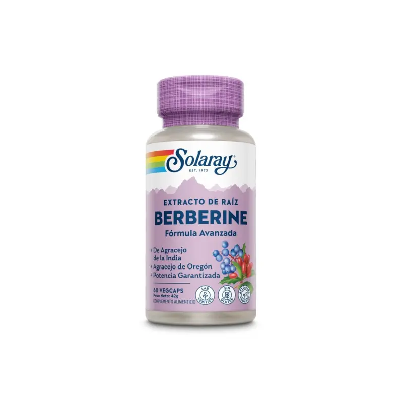 Berberine - 60 vegecápsulas - Solaray