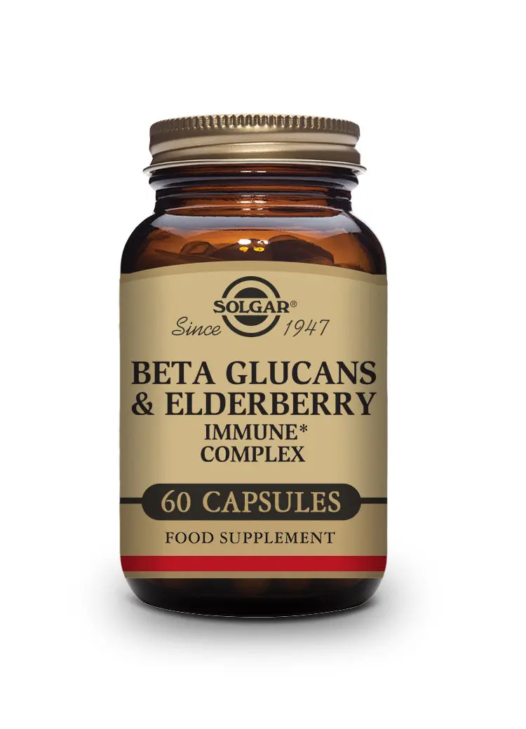 Beta Glucanos Inmune Complex con Saúco - 60 cápsulas vegetales