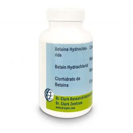 Betaina clorídrico, 350mg – 120 cáp - HULDA CLARK