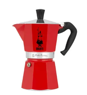 Bialetti Moka Express 6 Tazas Roja