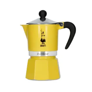 Bialetti Rainbow 3 Tazas Amarilla