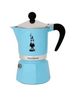 Bialetti Rainbow 3 Tazas Azul Pastel