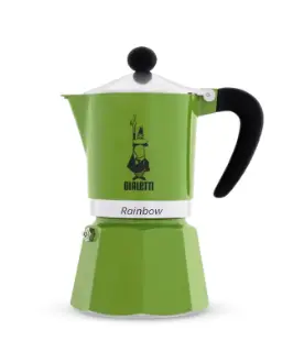 Bialetti Rainbow 3 Tazas Verde