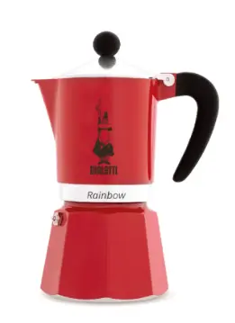 Bialetti Rainbow 6 Tazas Roja