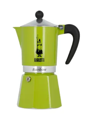 Bialetti Rainbow 6 Tazas Verde