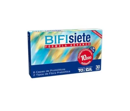 Bifisiete Probióticos y prebióticos 30 cápsulas 565mg - TONGIL