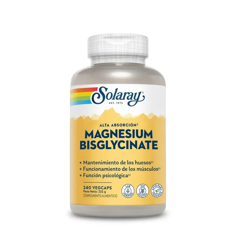 Big Bisglicinato de magnesio - 240 vegecápsulas - Solaray