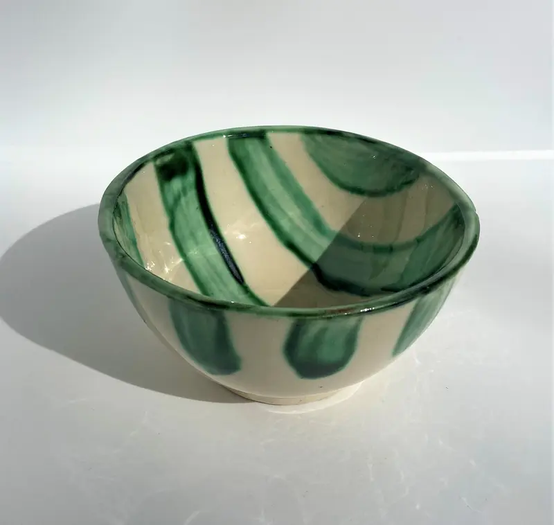 Bol bowl rayas verde