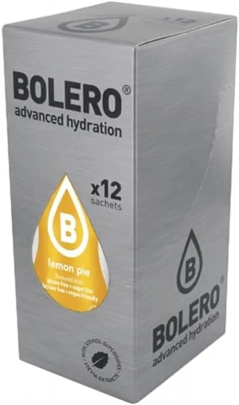 Bolero Classic Sabor Limón, pack de 12 sobres de 9g. Bebida instantánea en polvo sin azúcar y con Stevia para una hidratación óptima, baja en calorías y con un sabor delicioso.