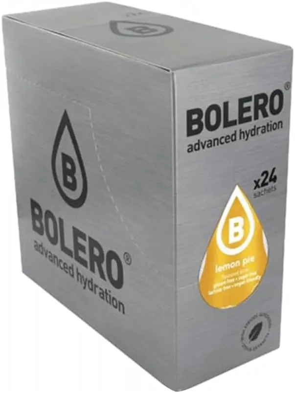 Bolero Sabor Tarta de Limón, pack de 24 sobres de 9g. Bebida en polvo sin azúcar para un refresco bajo en calorías con el delicioso sabor de tu postre favorito y Vitamina C.
