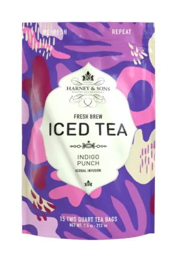 Bolsa de 15 sobres té helado Indigo Punch