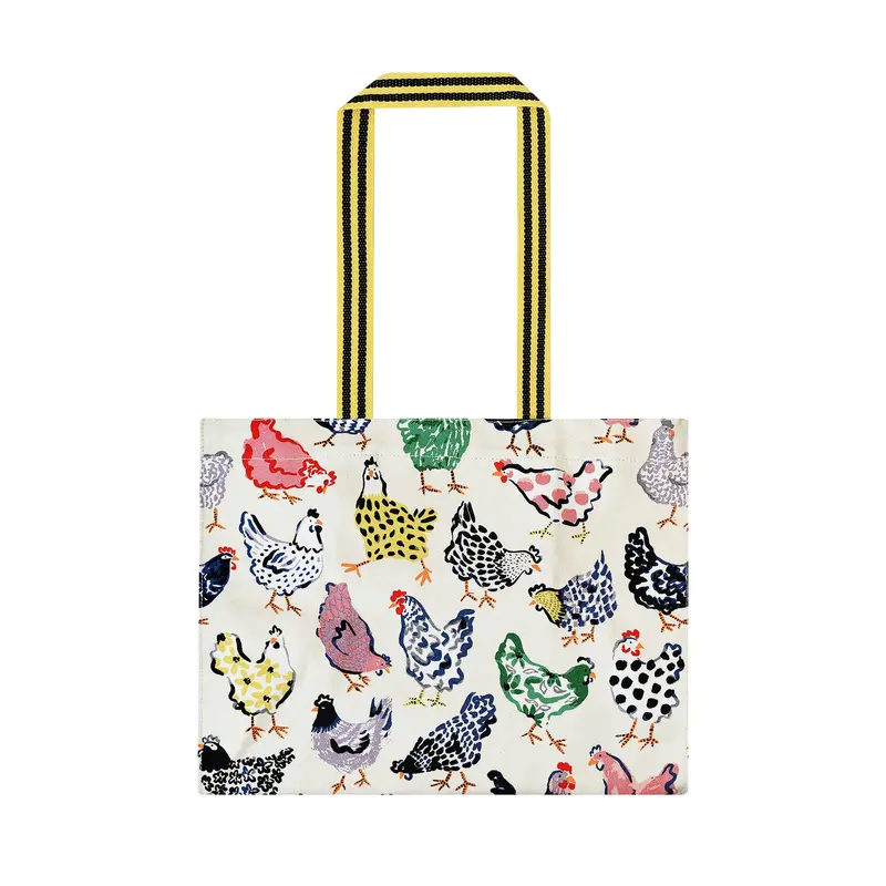 Bolsa de algodón con asas largas "Chick Chicken"