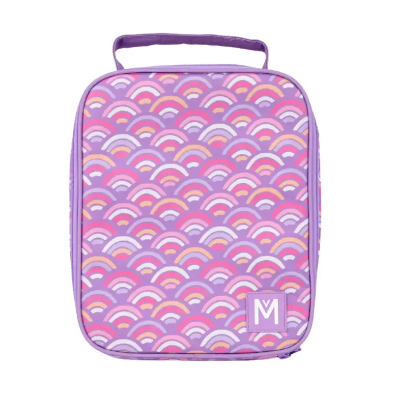 Bolsa de merienda Térmica Grande MontiiCo - Rainbow Roller