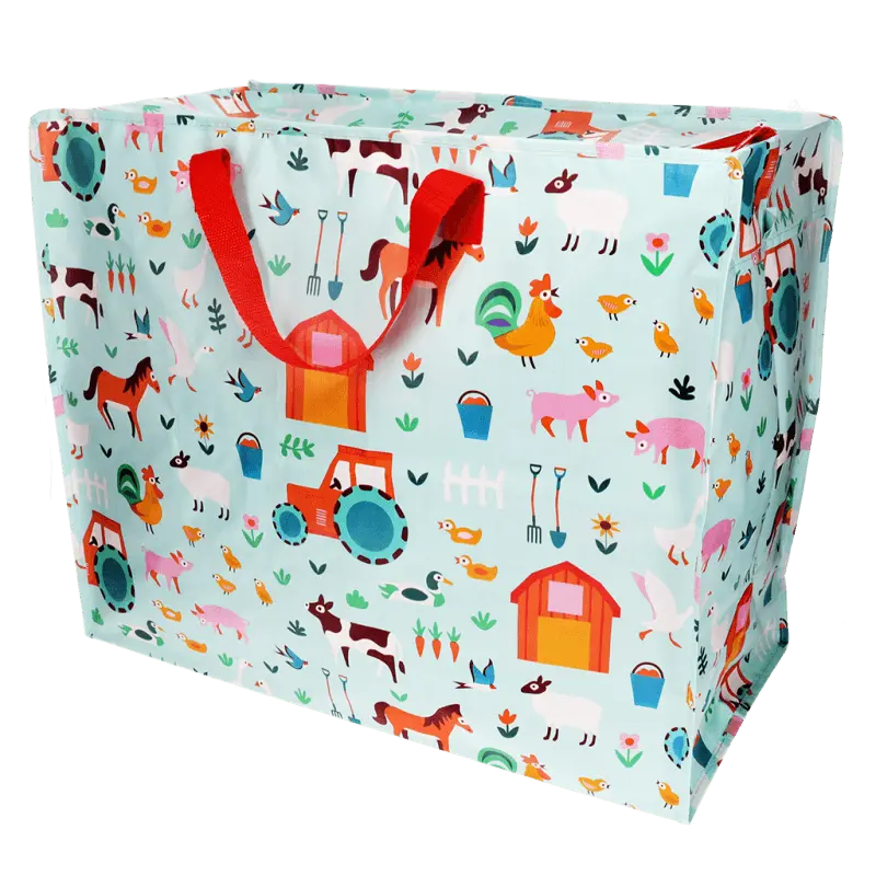 Bolsa gigante para almacenar diseño Farmyard