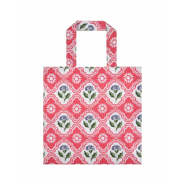 Bolsa plastificada pequeña diseño "Boho Flowers"