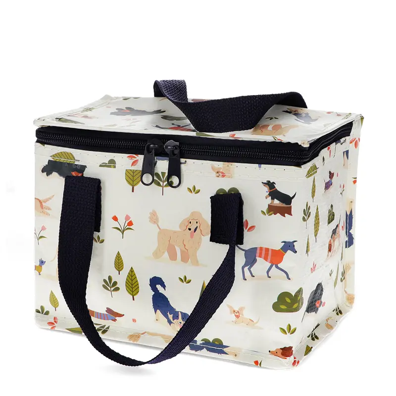 Bolsa térmica almuerzo diseño razas de perro