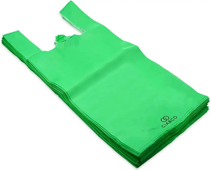 Bolsas de Plástico 70% Reciclado Cia&Co, Tamaño L (35x50cm), Pack 2 Kilos (120 Uds). Aptas para uso alimentario, reutilizables y resistentes (Galga 200) cumpliendo la normativa española.