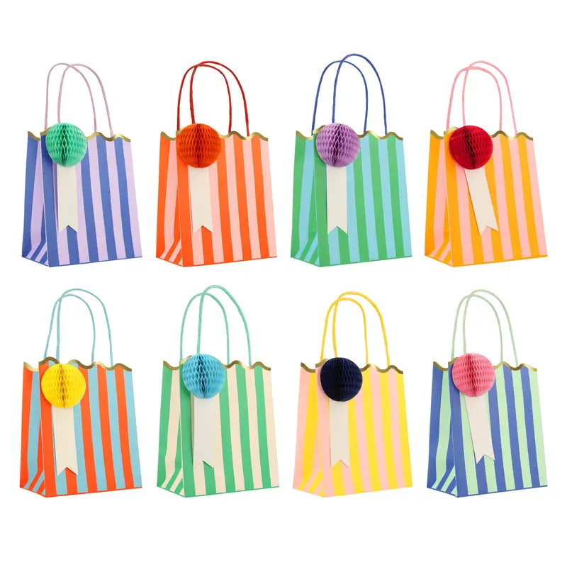Bolsitas de regalo a rayas
