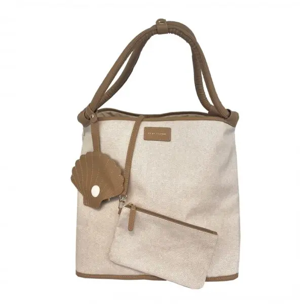 Bolso de playa premium camel