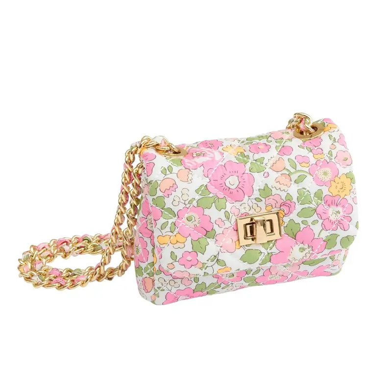 Bolso pequeño Liberty Betsy U - Flores rosa melócoton