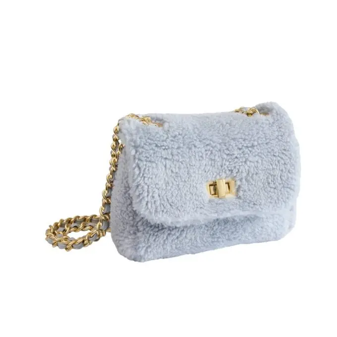 Bolso pequeño Teddy Azul