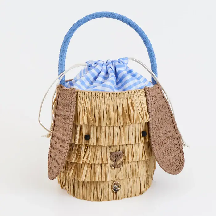 Bolso Perrito de Rafia