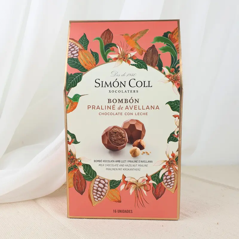 Bombones de Chocolate con Leche y Praliné de Avellana Simon Coll