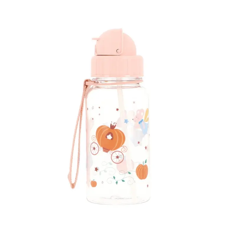 Botella con pajita 500ml - Mouse Fairies