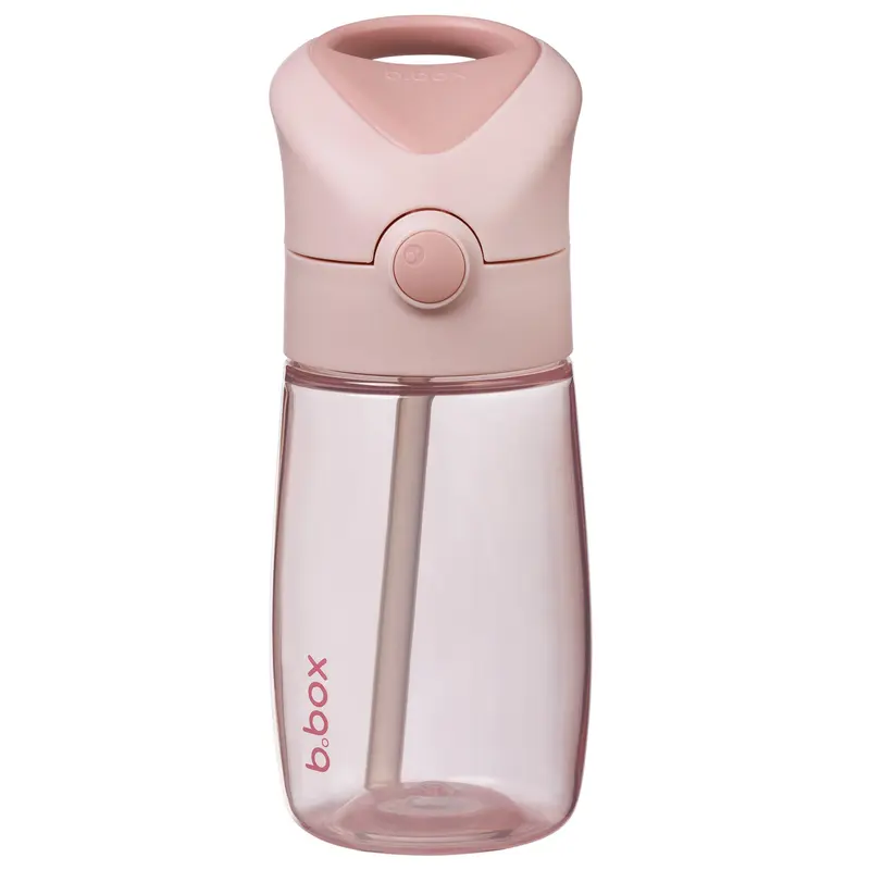 Botella con pajita B.Box 380ml - Blush Crush