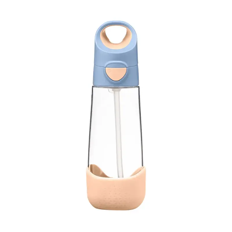 Botella con Pajita B.Box 600ml - Feeling Peachy