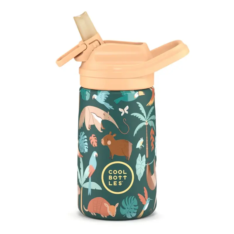 Botella Infantil - Rainforest Refuge 350ml COOLBOTTLES
