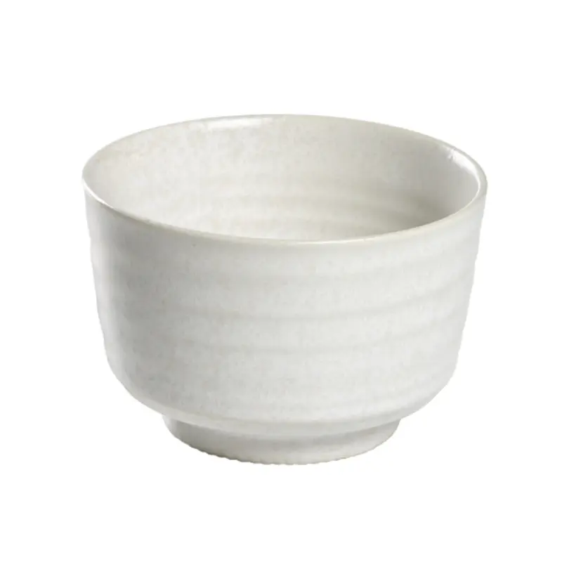 Bowl cerámica japonesa para Matcha blanco