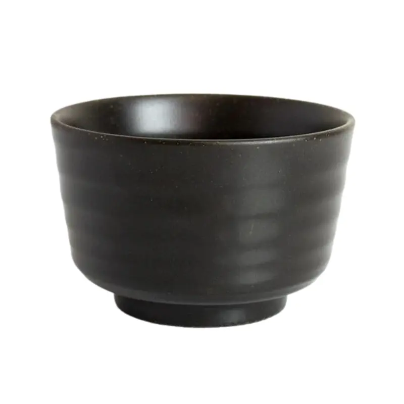 Bowl cerámica japonesa para Matcha negro