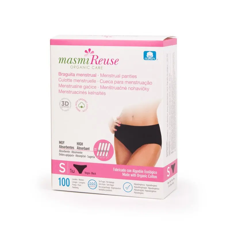 Braguita menstrual algodon bio talla S Masmi