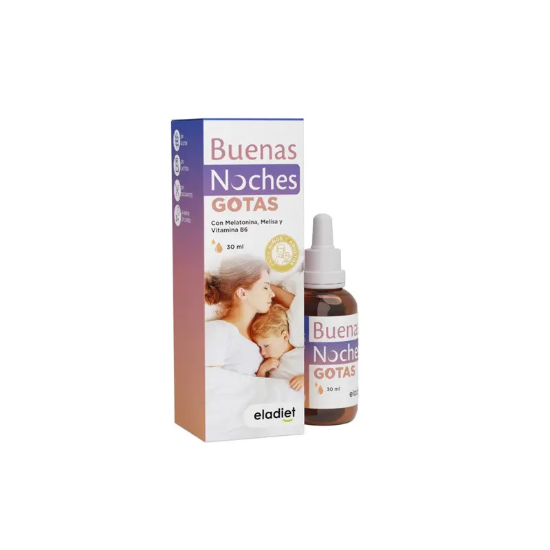 Buenas Noches Gotas para niños y adultos - 30 ml - Eladiet