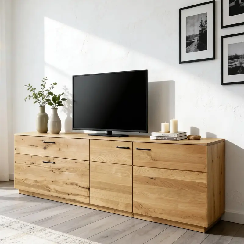 Buffet en bois massif de chêne Arvik 1 - NordicStory