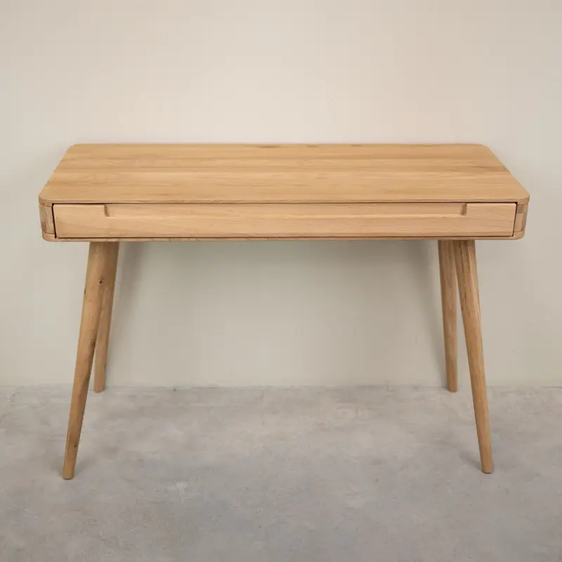 Bureau console en bois massif de chêne Escandi Atelier – NordicStory